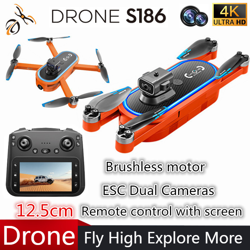 2025 S186 Drone Professional 4 - Drone Camera Hd ulasan dan harga