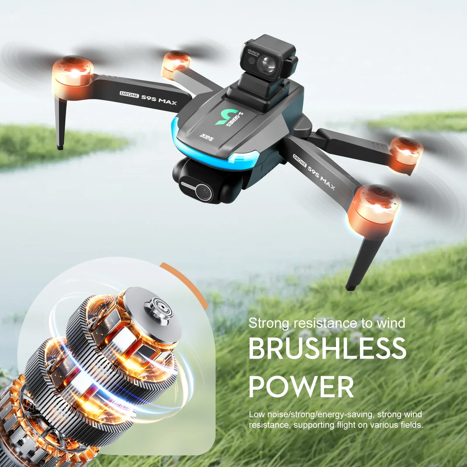 NEW S9S MAX MINI Drone 4K 2-Ax - Drone Camera Night Vision ulasan dan harga