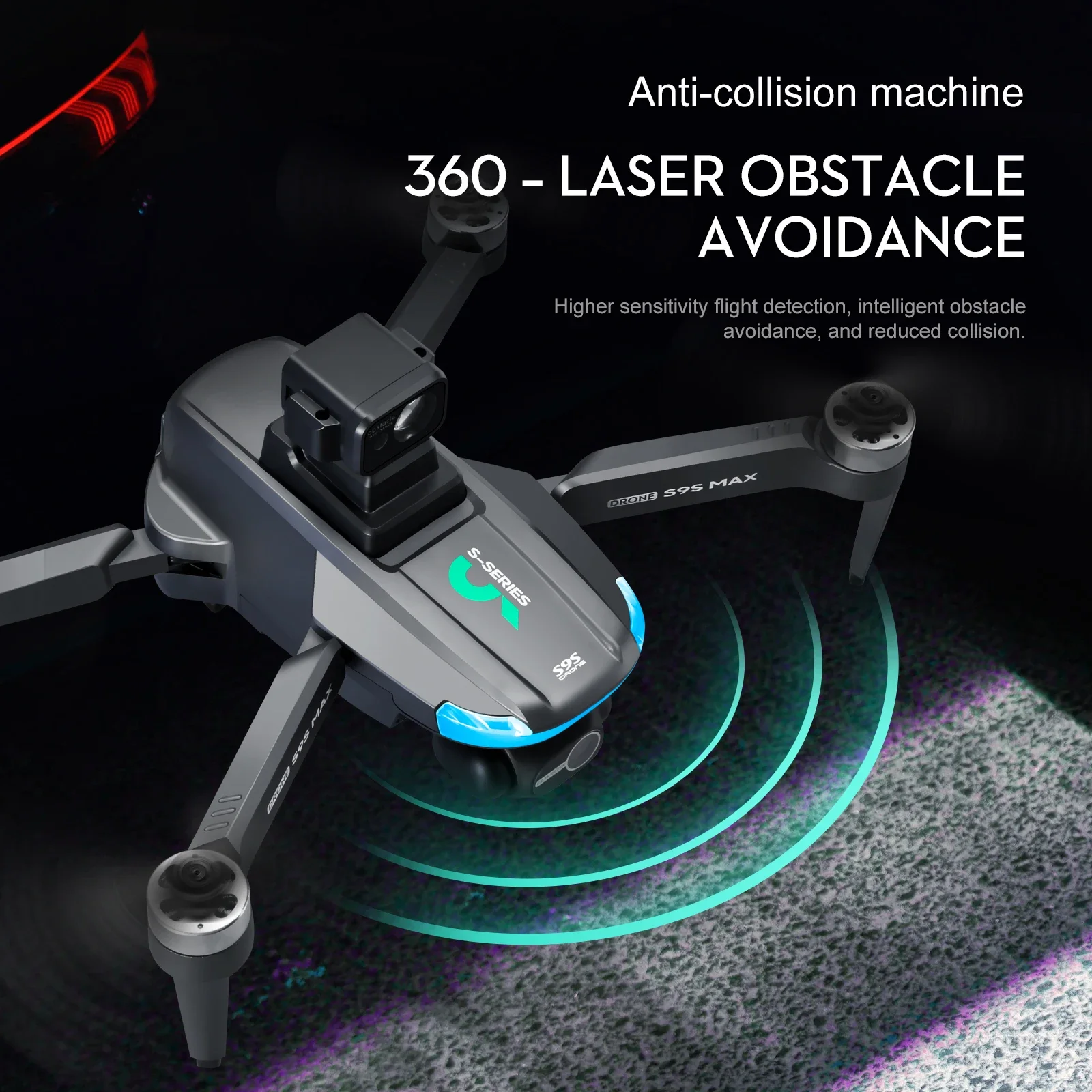 NEW S9S MAX MINI Drone 4K 2-Ax - Drone Camera Night Vision ulasan dan harga