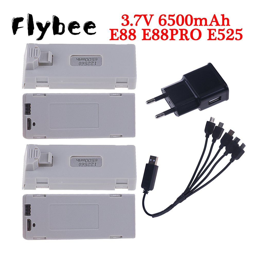 Original E88 Battery 3.7V 6500 - Drone Camera Hd ulasan dan harga