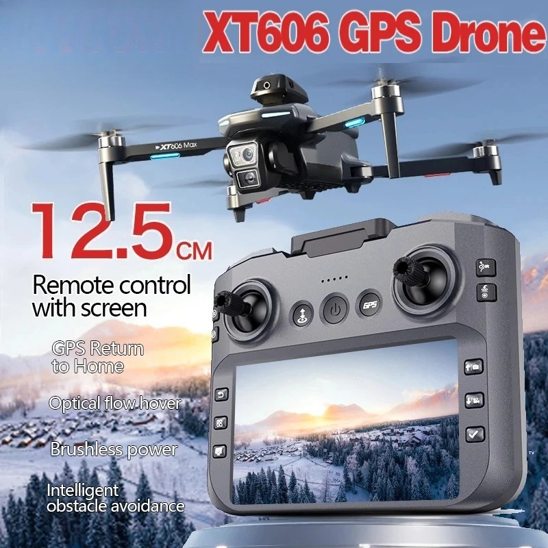 Original XT606 MAX GPS Drone 4 - Drone Camera Night Vision ulasan dan harga