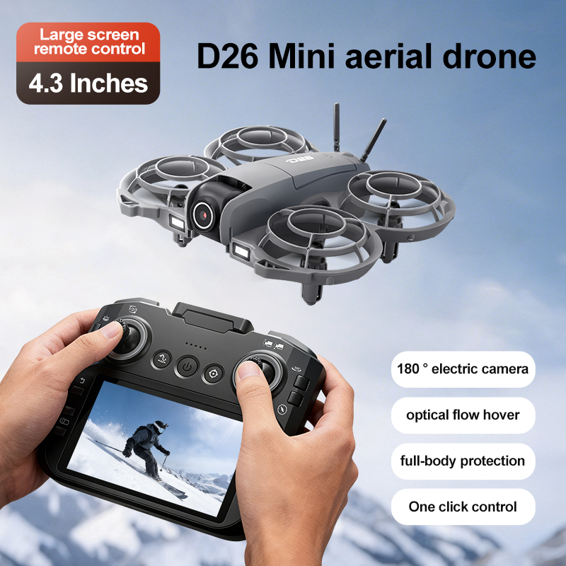 D26 Drone 4K Aerial HD 180° Ca - Drone Camera Night Vision ulasan dan harga
