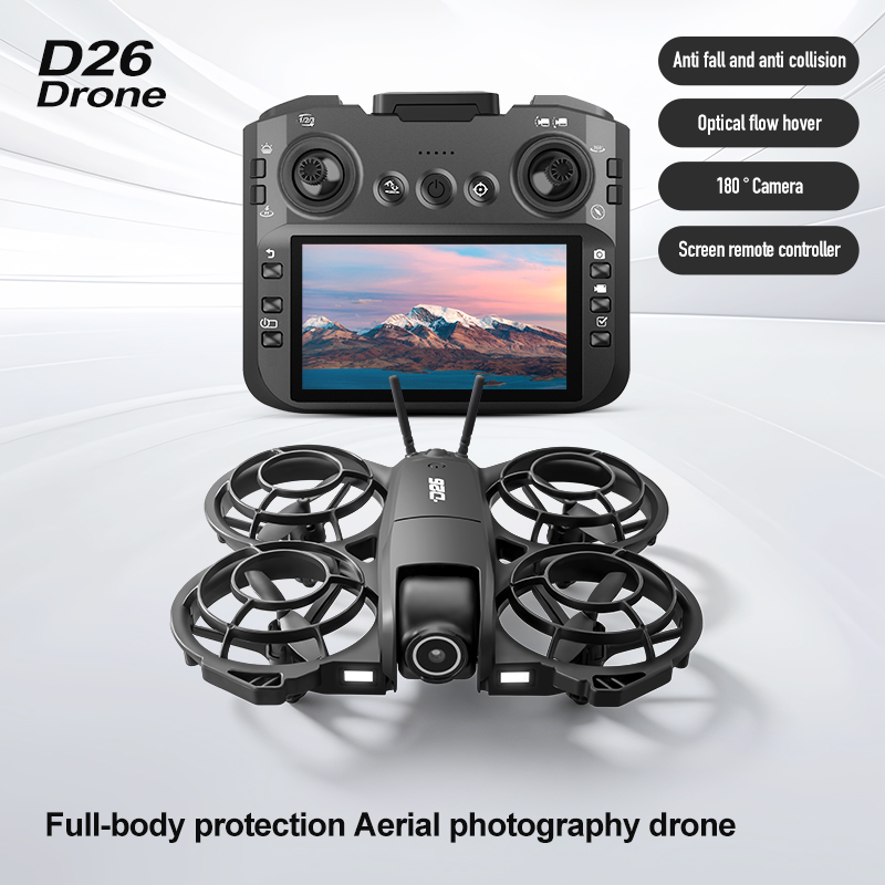 D26 Drone 4K Aerial HD 180° Ca - Drone Camera Night Vision ulasan dan harga