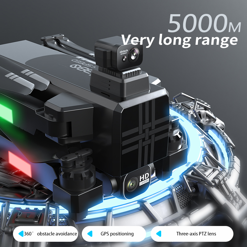 A380 Drone 4K HD Three Axis An - Drone Camera Night Vision ulasan dan harga
