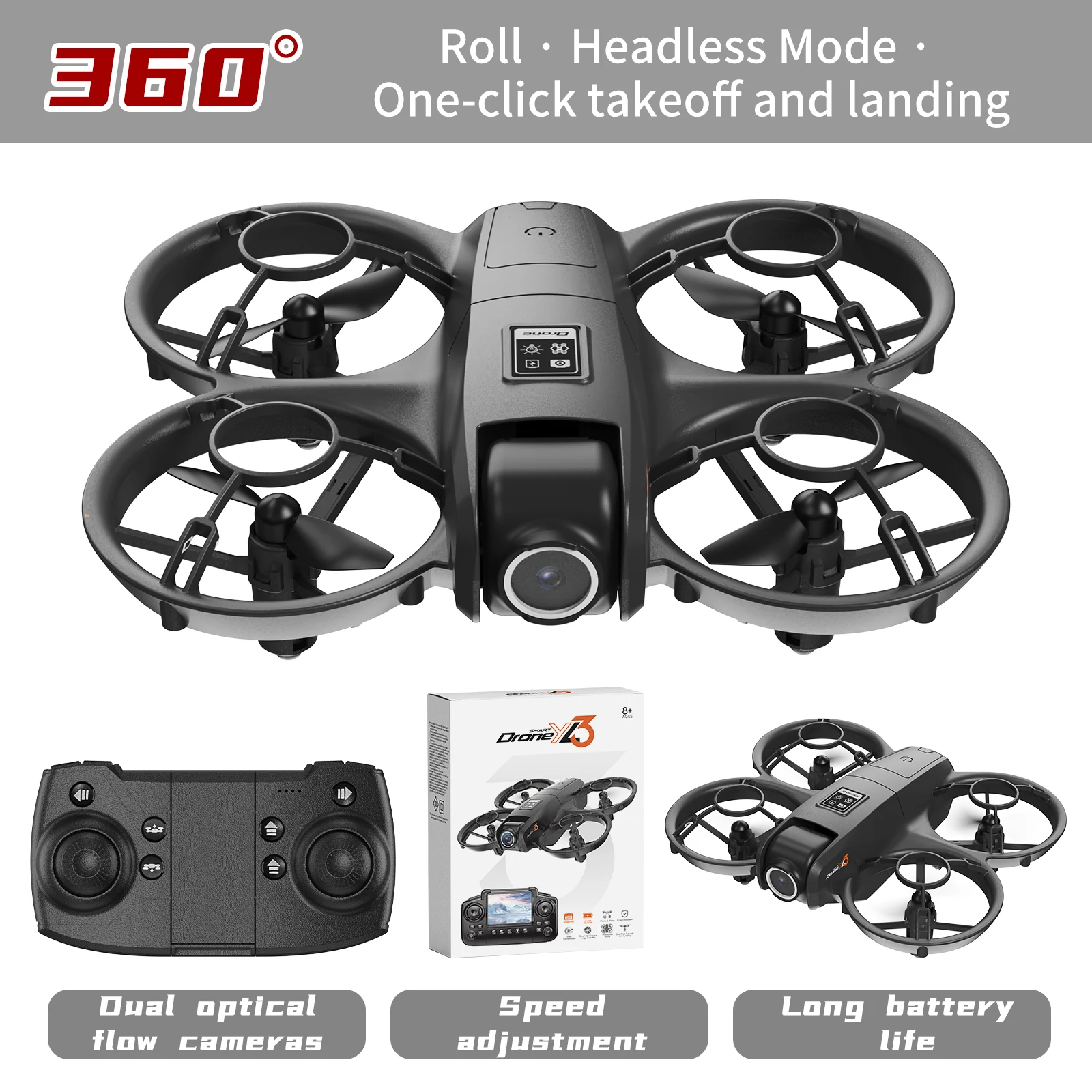 New YL3 RC Drone 8K 1080P Wide - Drone Camera Lens ulasan dan harga