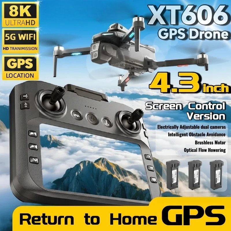 Best Deal XT606 MAX Drone GPS  - Drone Camera Night Vision ulasan dan harga